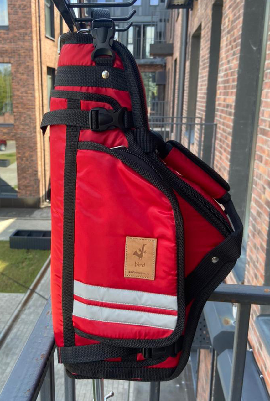 Чехол для сопрано-саксофона Transport Curved Soprano Red
