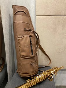 Чехол Для сопрано-саксофона Чехол для сопрано саксофона Master Leather Straight S  4