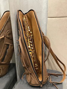 Чехол Для сопрано-саксофона Чехол для сопрано саксофона Master Leather Straight S  2